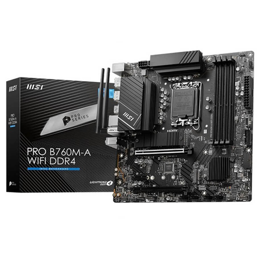 Mainboard PC MSI PRO B760M-A WIFI DDR4